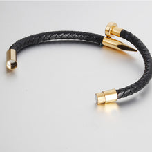 Carica l&#39;immagine nel visualizzatore di Gallery, Genuine Leather Bracelet