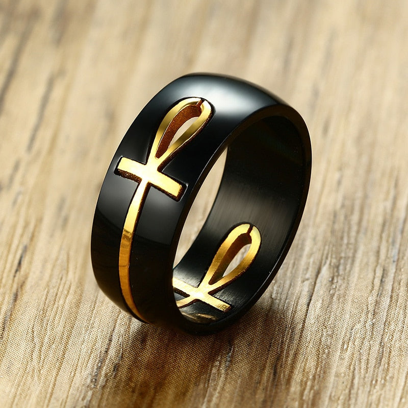 Egyptian Cross Ring