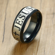 Load image into Gallery viewer, Jesus Cross Ring