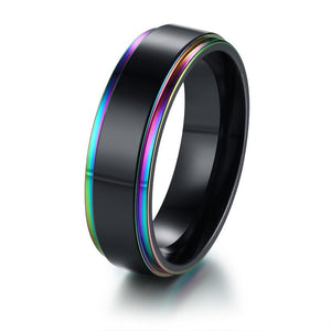 Rainbow Line Ring